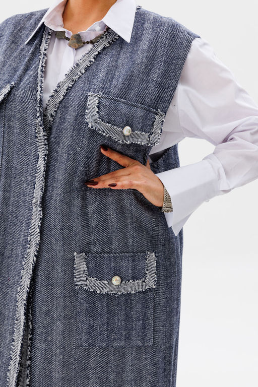 Жилет ANELLI 1366 цвет бури  фото 5