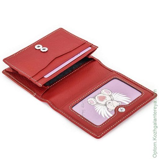 Женская кожаная визитница Sergio Valentini СВ 8101-491/2  фото 2