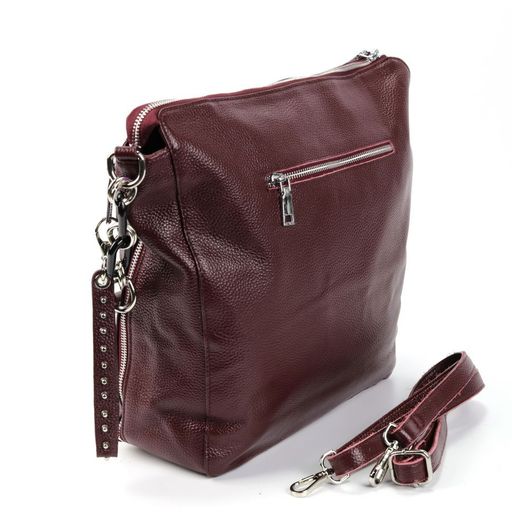Женская кожаная сумка 1669-А Вайн - Cidirro фото 3
