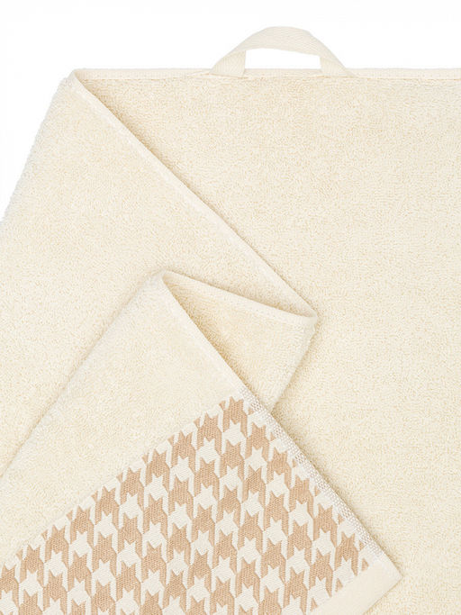 Полотенце для тела 70x130 молочный махровая ткань