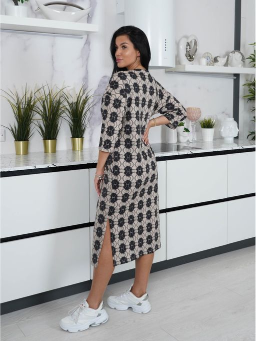 Фрида платье женское (кофе буквы) - Lovetex фото 22