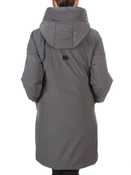 21-967 DARK GRAY Пальто зимнее женское AIKESDFRS (200 гр. холлофайбера) - Fashion фото 5