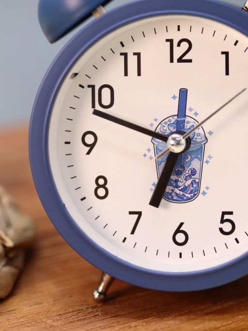 Часы-будильник "Funny drawing", blue (13,5х10 см)