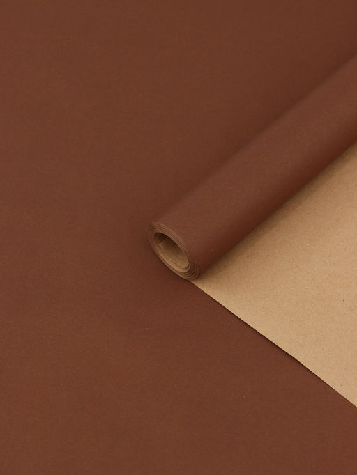 Бумага упаковочная крафт "Кофейный", 0,68 х 10±5% м, 70 гр