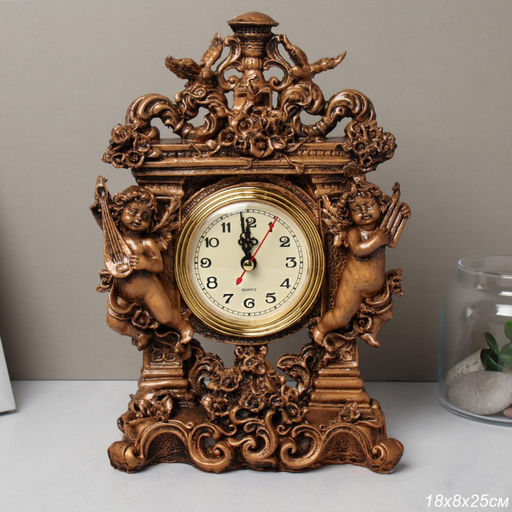 Часы статуэтка Амурчики 25 см / 8890A /уп 24/ - ГалеонТрейд фото 2