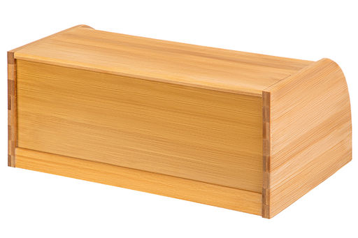 Хлебница 40*27*17 см с откидной крышкой, бамбук