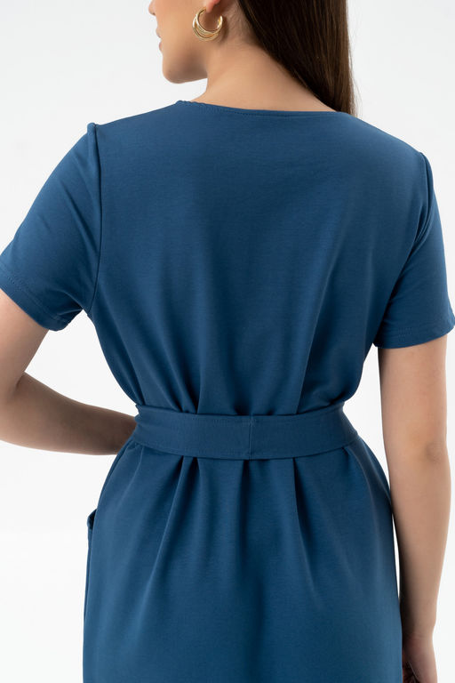 Платье из лёгкого хлопкового футера - Solo mio фото 9