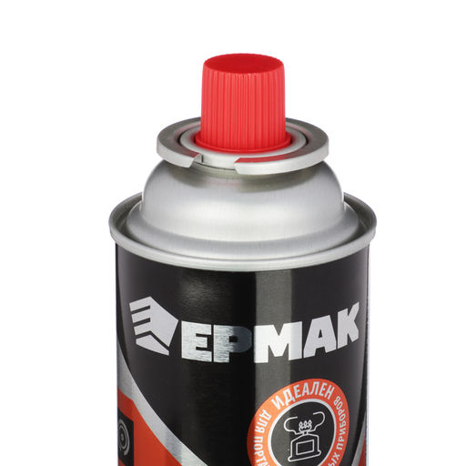 Газ 520 мл для портативных газовых приборов MEGA Ермак, NEW BUTANE 220 гр (0065), 116-069 - Полимербыт фото 2