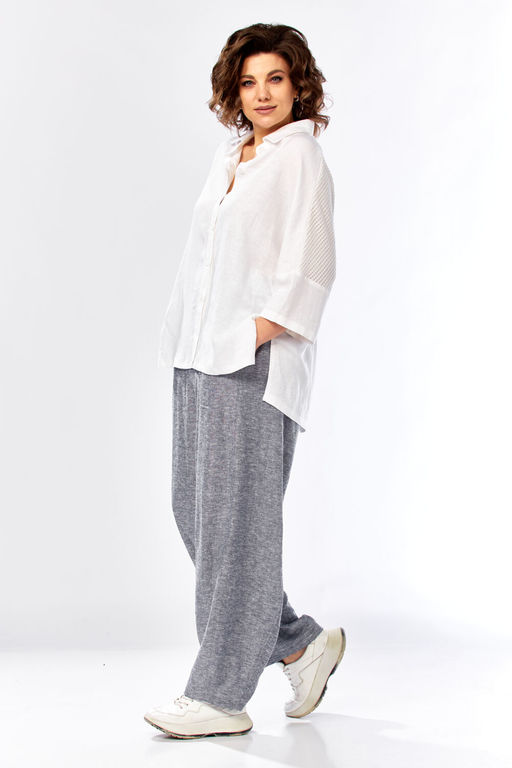 Костюм Diamant 2157 джинс, белый  фото 14