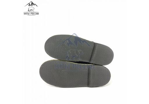 Монголки подростковые черные, войлочная подошва