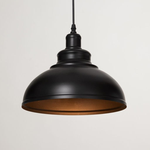 Светильник 1250/1BK E27 40 Вт черный 30×30×24-124 см