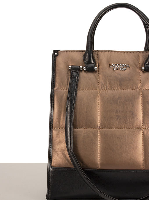 LACCOMA сумка P3555-коричневый эко кожа полиэстер