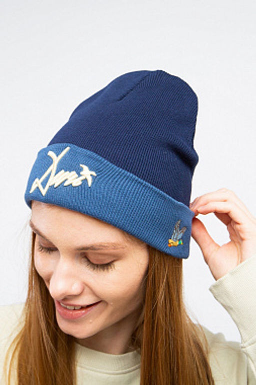 Шапка ЗАПОРОЖЕЦ Ditch Classic NAVY/DARK NAVY  фото 7