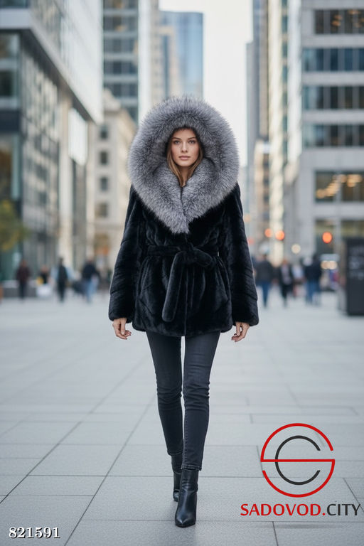 Шуба женская из искусственного меха - Bruno фото 2