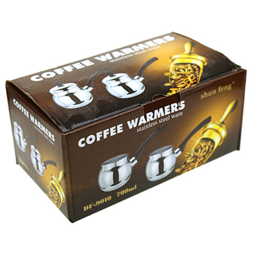 "Герда" Турка из нержавеющей стали 1,15л, горл 10см, осн 8см, h10,8см, бакелитовая ручка, с крышкой (Китай) Цена указана за штуку. В коробке 2 штуки.