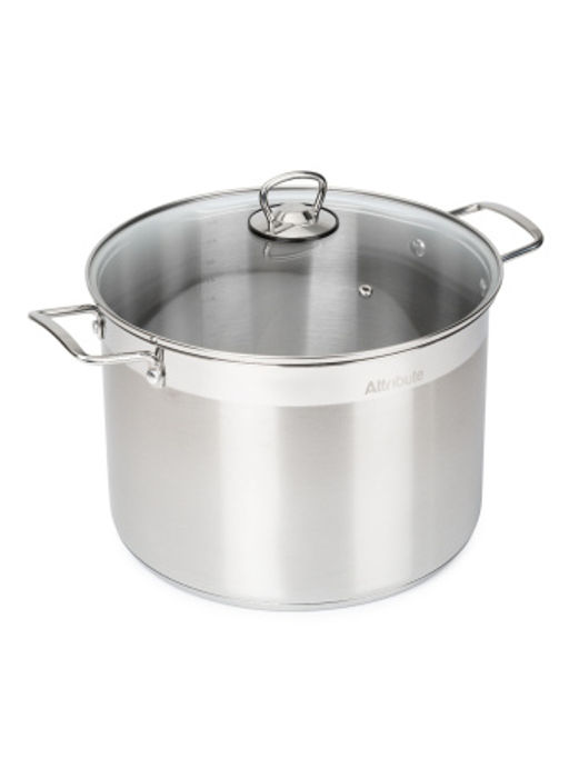 Кастрюля со стеклянной крышкой MASTER CHEF 12.0л 28х20см - Attribute фото 10