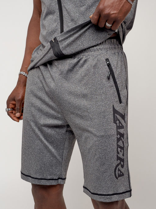 Спортивный костюм летний мужской серого цвета 2264Sr - FUYOUKAI фото 11