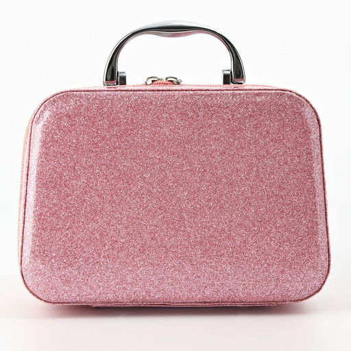 Набор детской косметики в чемодане «Самой красивой», тени, резинки для волос, блески для губ, глиттер, лаки для ногтей, наклейки, пилочка, расчёска, кисти, косметичка