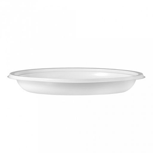 Цена за 100 шт. Тарелка одноразовая десертная из полипропилена д165мм, белый, ГОСТ Р 50962-96 (Россия)