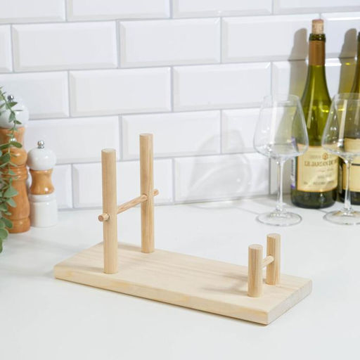 Полка подставка под бутылку, цвет натуральный