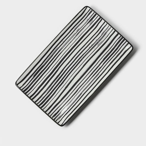 Блюдо Magistro Hypnose, 27×16.5×2 см, прямоугольное, фарфор, белое