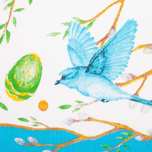 Скатерть Доляна Happy Easter 180х144 см  фото 2