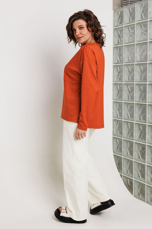 Джемпер BegiModa 4158 оранж  фото 7