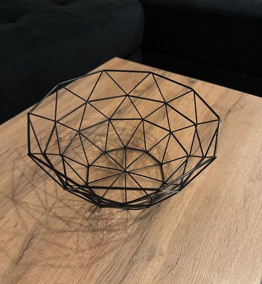 Фруктовница, Ваза для фруктов геометрия 26х26х9см