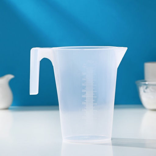 Цена за 2 шт. Кувшин мерный Доляна, 1 л, пластик, прозрачный