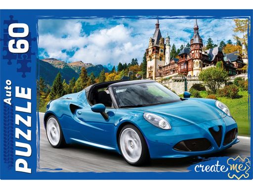 Puzzle 60 элементов "Машина на трассе" (У60-5915)