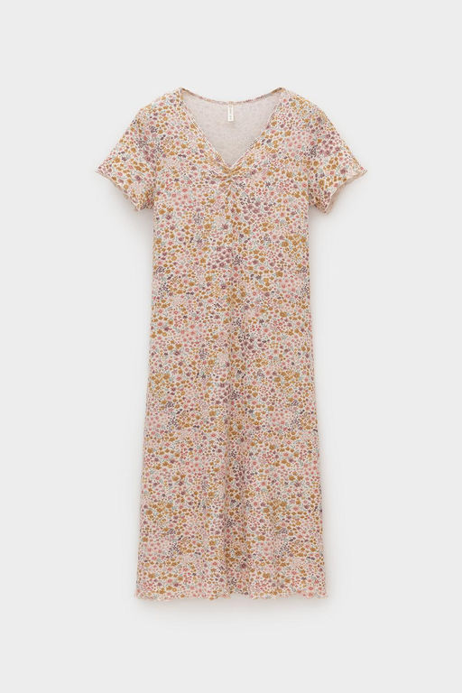 Е 10062/матовый беж,цветочное настроение сорочка ночная жен - Very neat фото 2