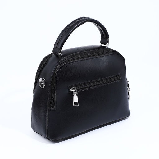 Сумка кросс-боди на молнии, цвет чёрный - Simaland фото 4