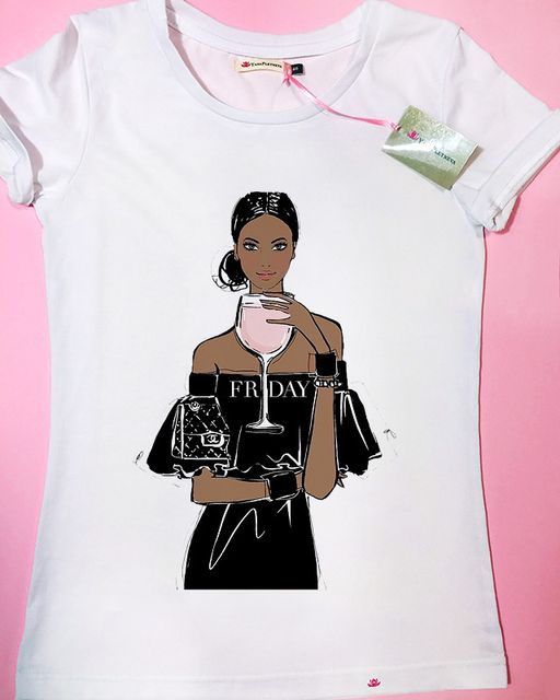 Эксклюзивная футболка Yana Pletneva упаковка плотный Zip пакет!