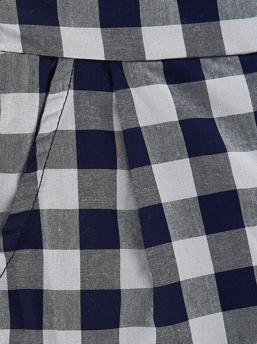 Брюки для девочки в клетку UD 7146 клетка - Mini maxi фото 6