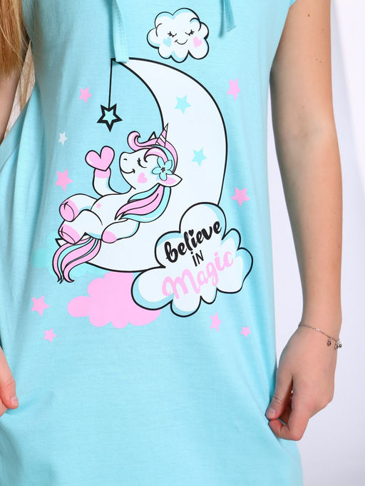 Сорочка Зефирка бирюзовый, СР-04-7 - От егорки до егора фото 9