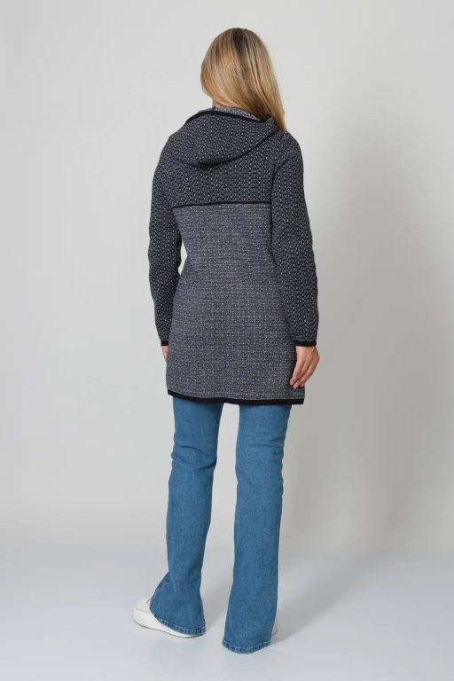 ЗЛАТА Кардиган С 2063/джинс микс