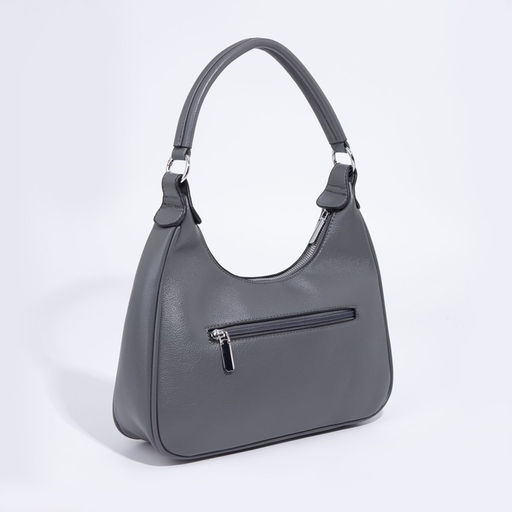 Сумка-багет на молнии, цвет серый - Simaland фото 2