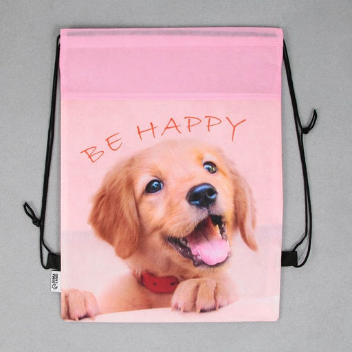 Мешок для обуви, Be happy, (нетканый материал) 41×30 см
