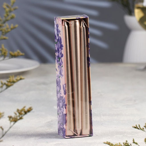 Набор свечей античных, 1.9×20 см, 6 шт., шампань