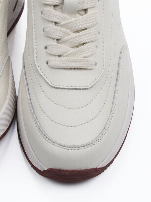 03-A9042-2 MILK Кроссовки женские (натуральная кожа)