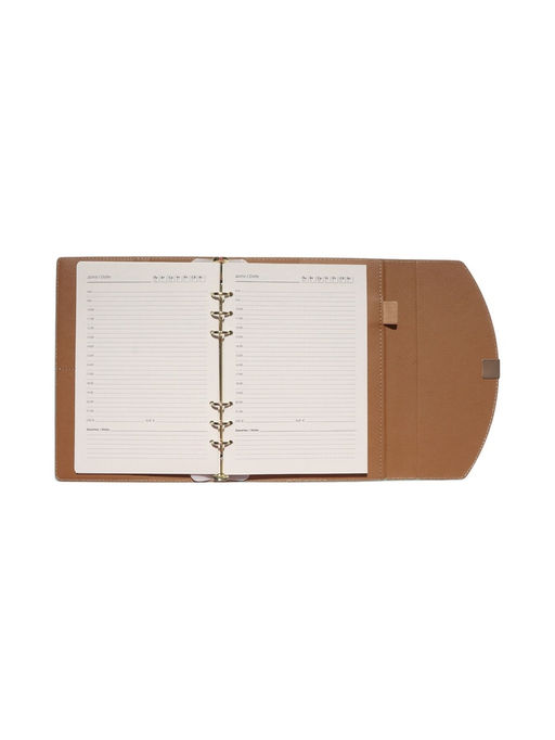 Органайзер на кольцах, A5, с клапаном, 80 листов, в линейку, искусственная кожа, бирюзовый - Simaland фото 11