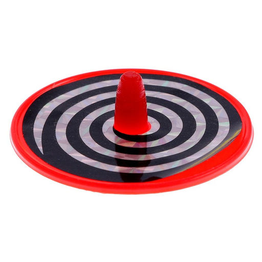 Цена за 20 шт. Волчок Узор, с лабиринтом, цвета МИКС