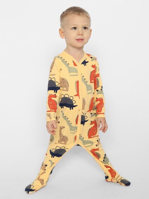 CRB wear/CSNB 90162-30-354 Комбинезон для мальчика,желтый/Ex.Cherubino  фото 3