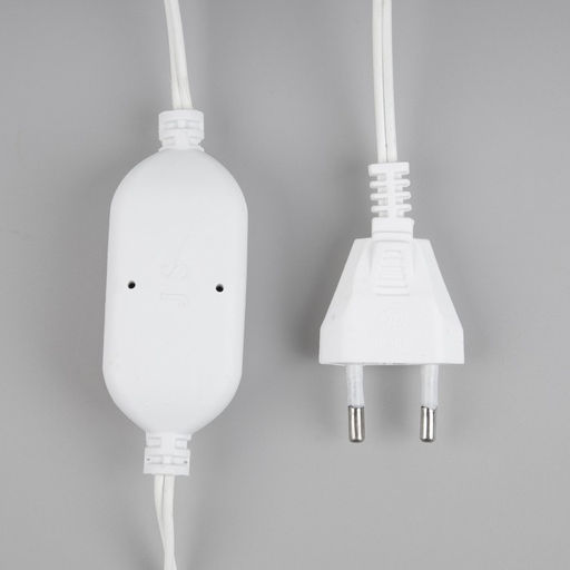 Гирлянда Нить 10 м роса, IP44, медная нить, 100 LED, свечение синее, мерцание, 220 В - Luazon lighting фото 4