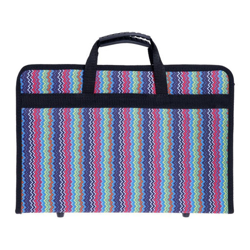 Папка с ручками текстильная, А4, 370×260 мм × 40 мм, каркасная, 2 В4 «Вдохновение. Райе»