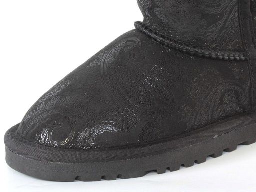 02-B6237-6051Z-6BM-1 BLACK Сапоги зимние женские (натуральная кожа, натуральный мех) - Фабричный китай фото 14