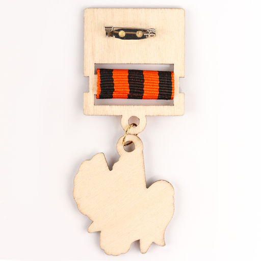 Набор военного «На парад победы»: аксельбант, значок, цвет золотой