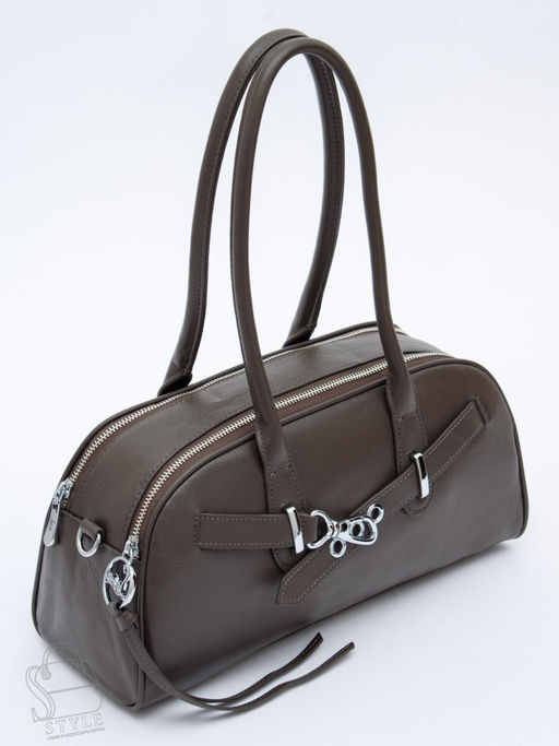 Сумка женская кожаная 9198SP d.gray Velina Fabbaino-Safenta в Новосибирске