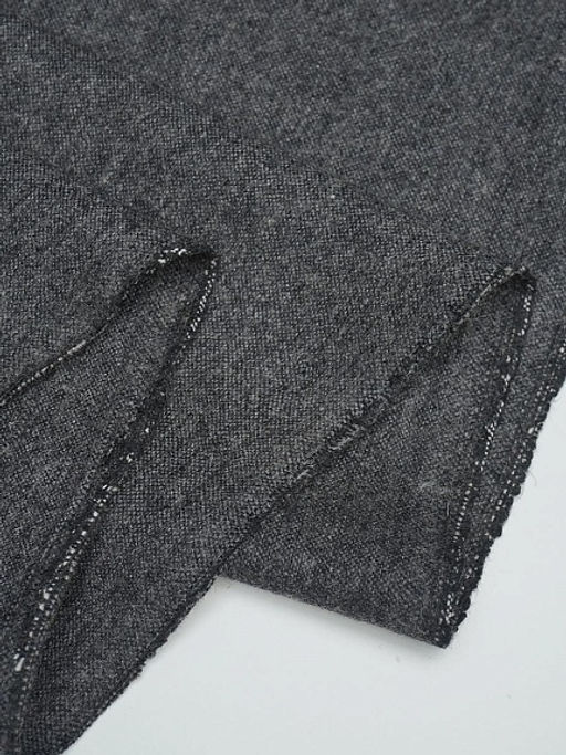 Шерсть костюмная Твид цв.Графитово-серый меланж, СОРТ2, ш.1.5м, шерсть-50%, п/э-50%, 240гр/м.кв - Купава фото 4