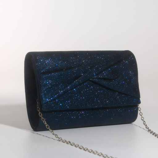 Сумка-клатч на магните, цвет тёмно-синий - Simaland фото 3